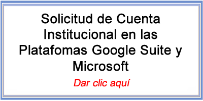 Solicitud cuenta institucional